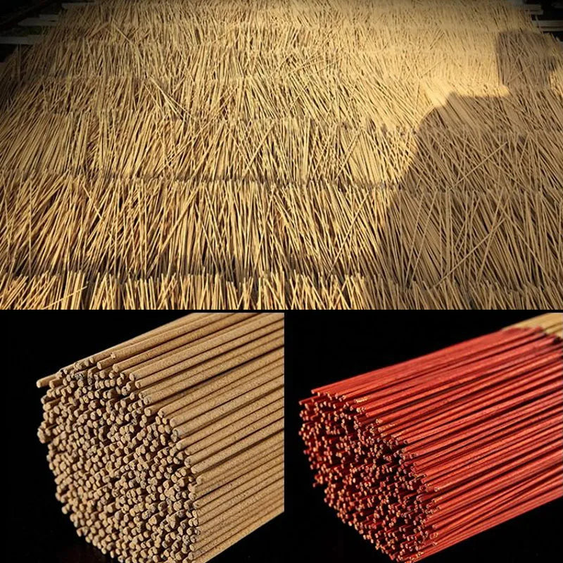 100 Pieces/lot Natural Incense Sticks 25/32.5cm Smokeless and Tasteless DIY Joss Stick Incense Bring Wealth and Fortune