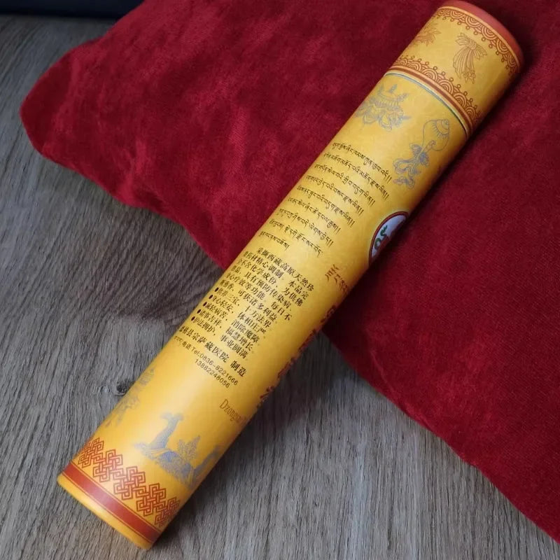 Tibetan Pure Natural Hand Incense Stick Soothing Home Pure Indoor Worship Buddha Purification Health Improve Sleep Joss Stick