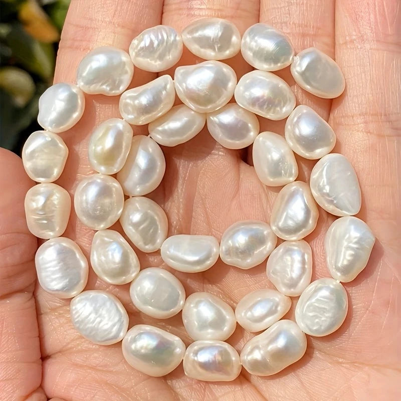 Natural Freshwater Pearls Rice Beads Baroque Pearls 4-11mm Loose Spacer Beads for Jewelry Making Supplies DIY Necklace Bracelet