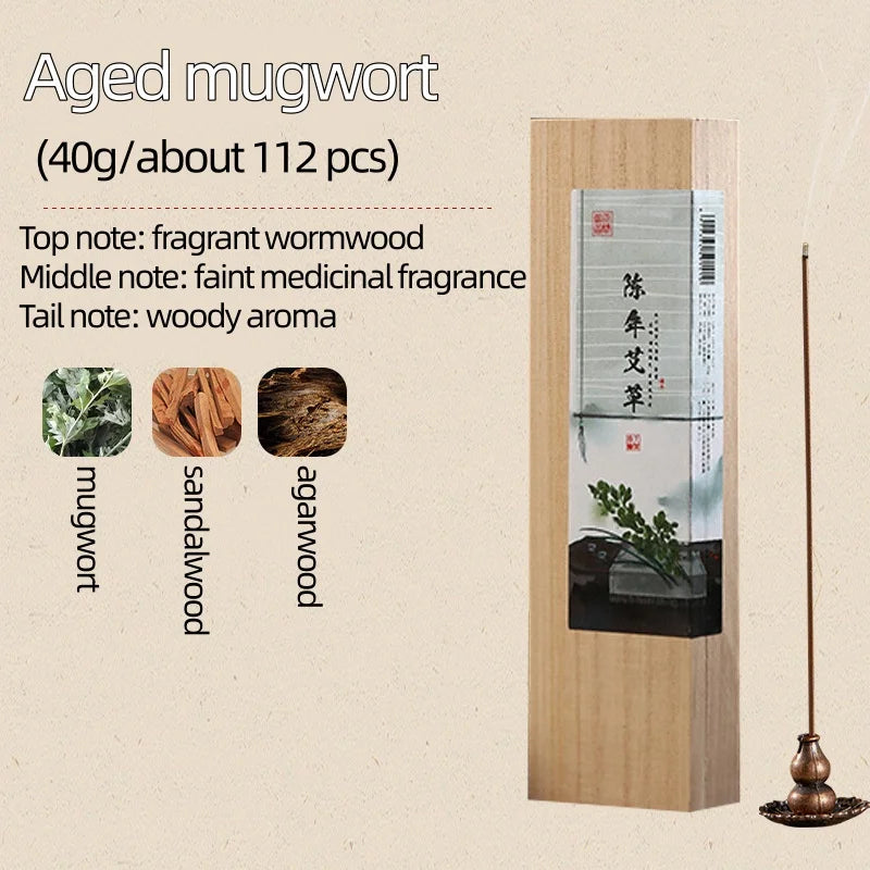 Household Indoor Aromatherapy Incense Sticks Agarwood Sandalwood Mugwort Osmanthus Orchid Fragrance Pet Friendly