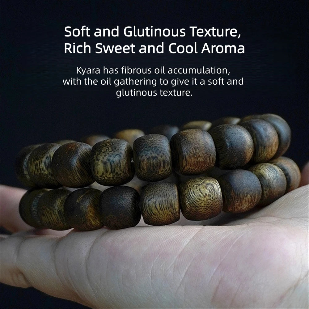 90% Sinkable Kyara Agarwood Bracelet 10mm