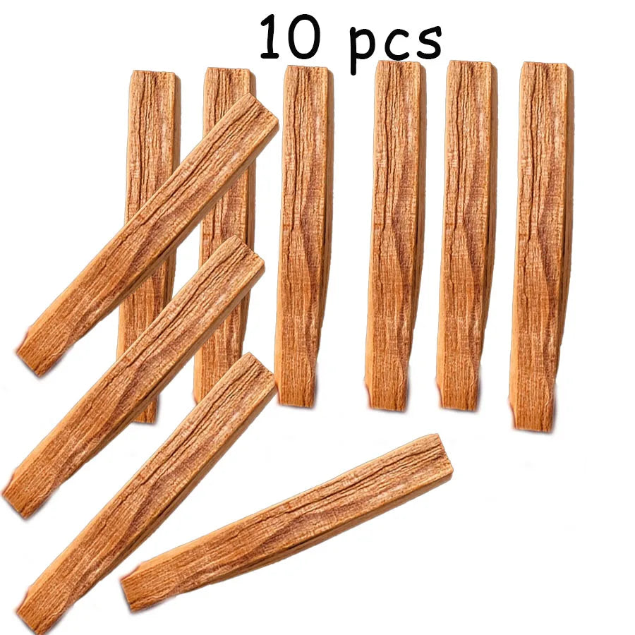3/5/10/12/15Pcs Palo Santo Incense Sticks, Suitable for Holiday Celebrations, Long-Lasting Fragrance, Outdoor Activities, Air Purification, Barbecue, Camping