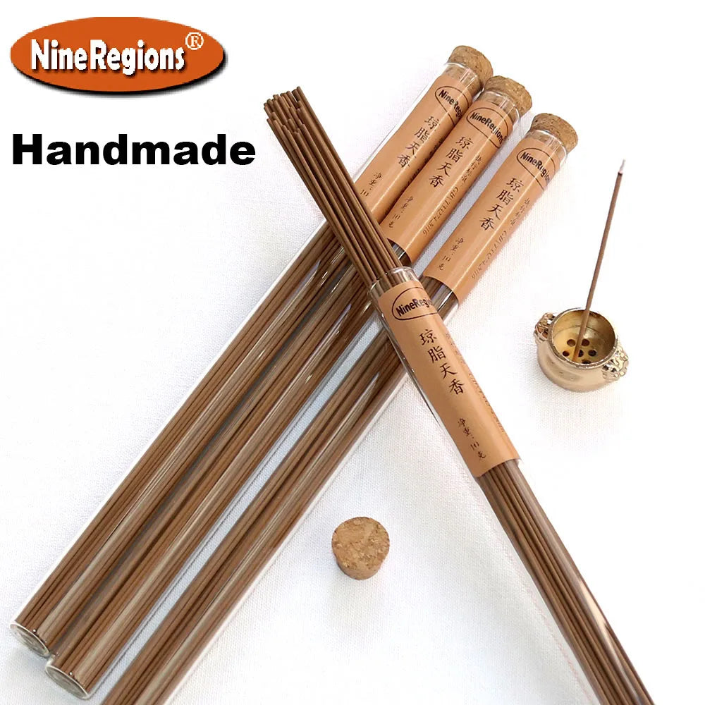 Premium Agarwood Chinese HaiNan+Red soil+Nha Trang Oudh Incense Stick 10g Self-Handmade Nature Eco-Friendly Aroma for Meditation