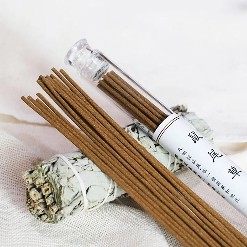 21cm Natural Palo Santo Incense Sticks - Peruvian Sacred Wood White Sage Cedar Home Fragrance for Indoor Yoga Aromatherapy