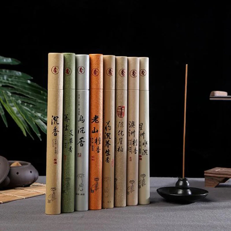 Laoshan Jasmine Stick Incense Buddha Aroma Incense Indoor Fragrance Product Yoga Meditation Smell Sticks Fresh Air Function