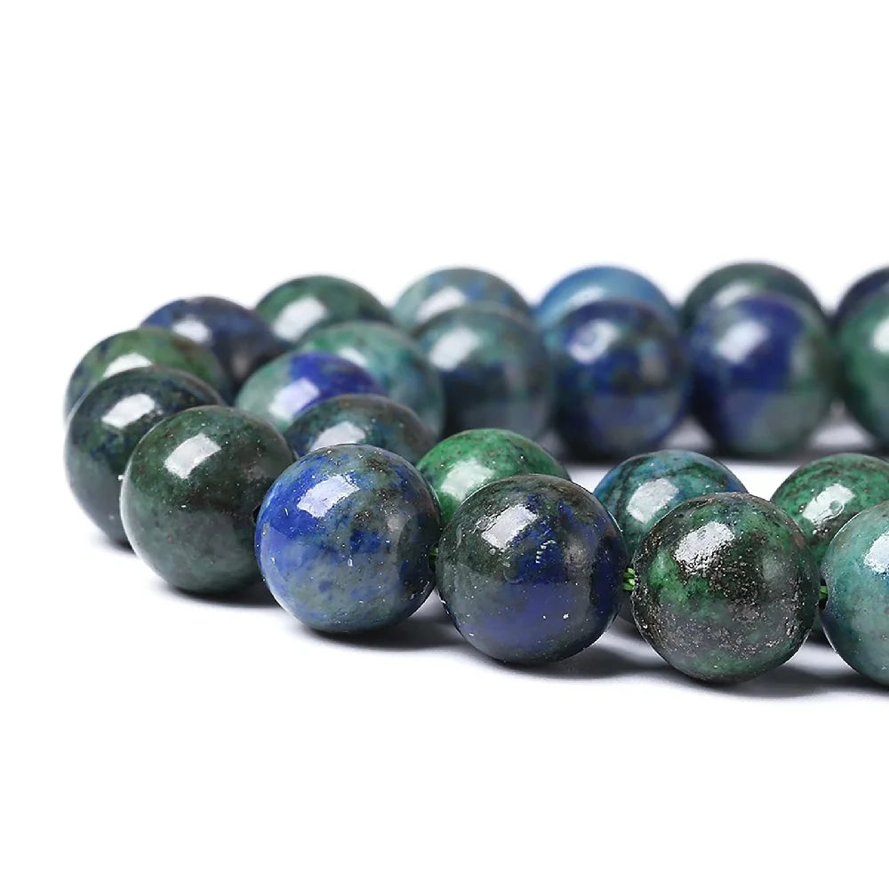 10mm Chrysocolla Beads Round Stone Spacer for DIY Jewelry