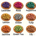 50Pcs Natural Backflow Incense Cones - Various Scents, Including Lavender, Sandalwood, Jasmine, Rose, Etc. for Indoor Yoga, Outdoor Camping, and Are Perfect for Waterfall Incense Burners, for House Cleaning, Yoga, Tea Rooms, Home or Office Use