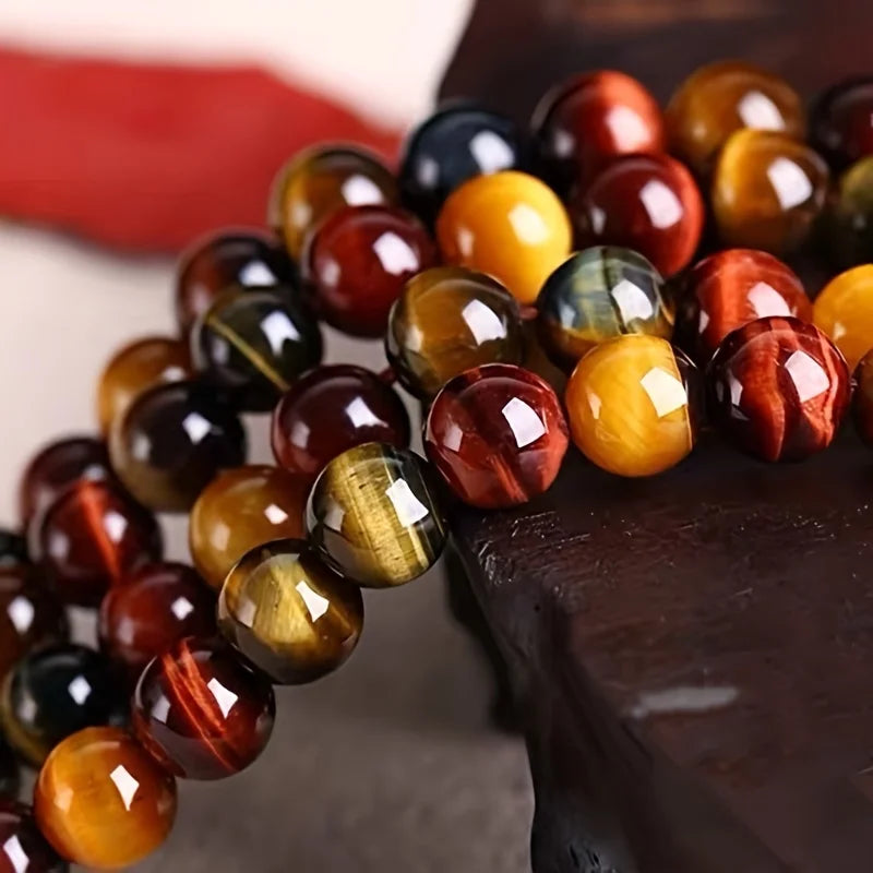 4/6/8/10/12mm Natural Multicolor Tiger Eye Stone Round Beads DIY Jewelry Making Supplies Bracelets Necklaces Accessories 15inches - AliExpress