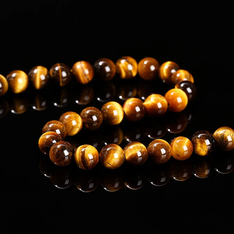 Wholesale Natural Yellow Tiger Eye Stone Bead Loose Spacer 4 6 8 10 12mm For Jewelry Making Diy Necklace Bracelet Accessoy