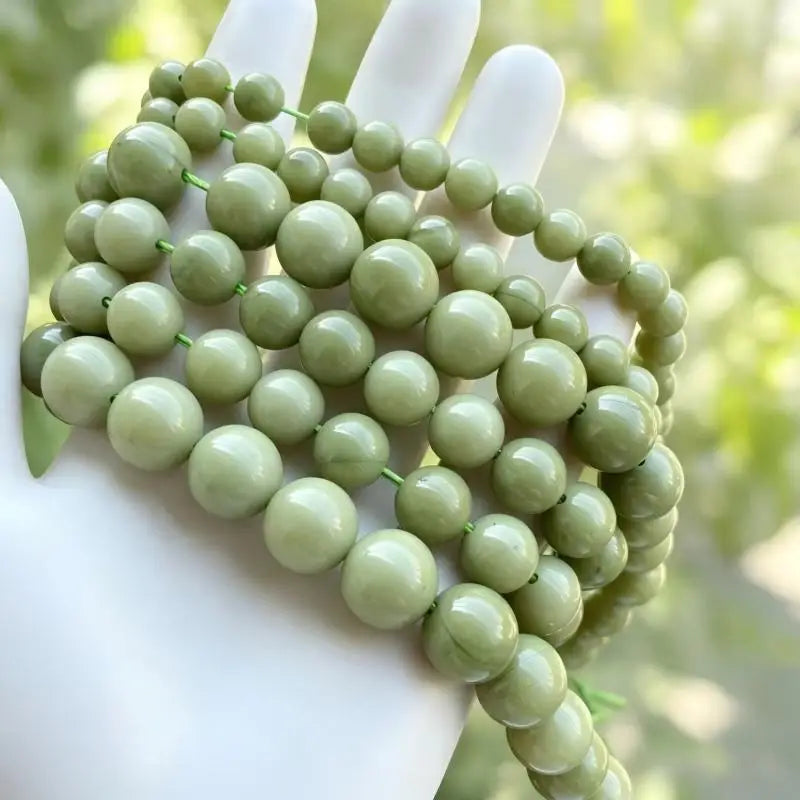 4 6 8 10mm Natural Stone Avocado Alxa Stone Beads Round Loose Spacer Bead For Jewelry Making Diy Necklace Bracelet Accessory