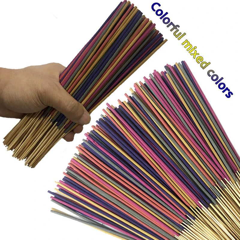 30/120pcs Aromatherapy Incense Sticks Set Various Natural Fragrances Lavender Jasmine Ocean Rose Sakura Incense, Yoga Meditation