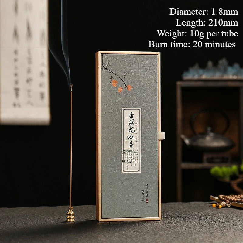 Natural Incense Sticks Sandalwood Agarwood Osmanthus High-end Gift Box Set Household Temple Worship Promotes Sleep Joss Stick
