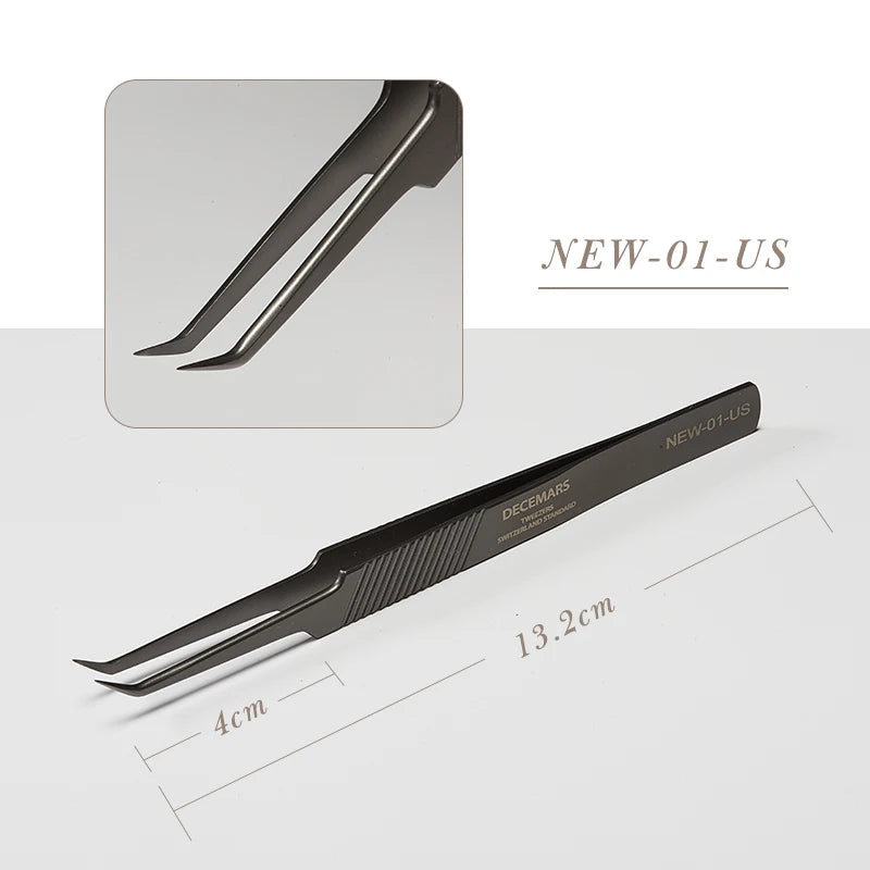 DeceMars New Type Eyelash Extension Tweezers .