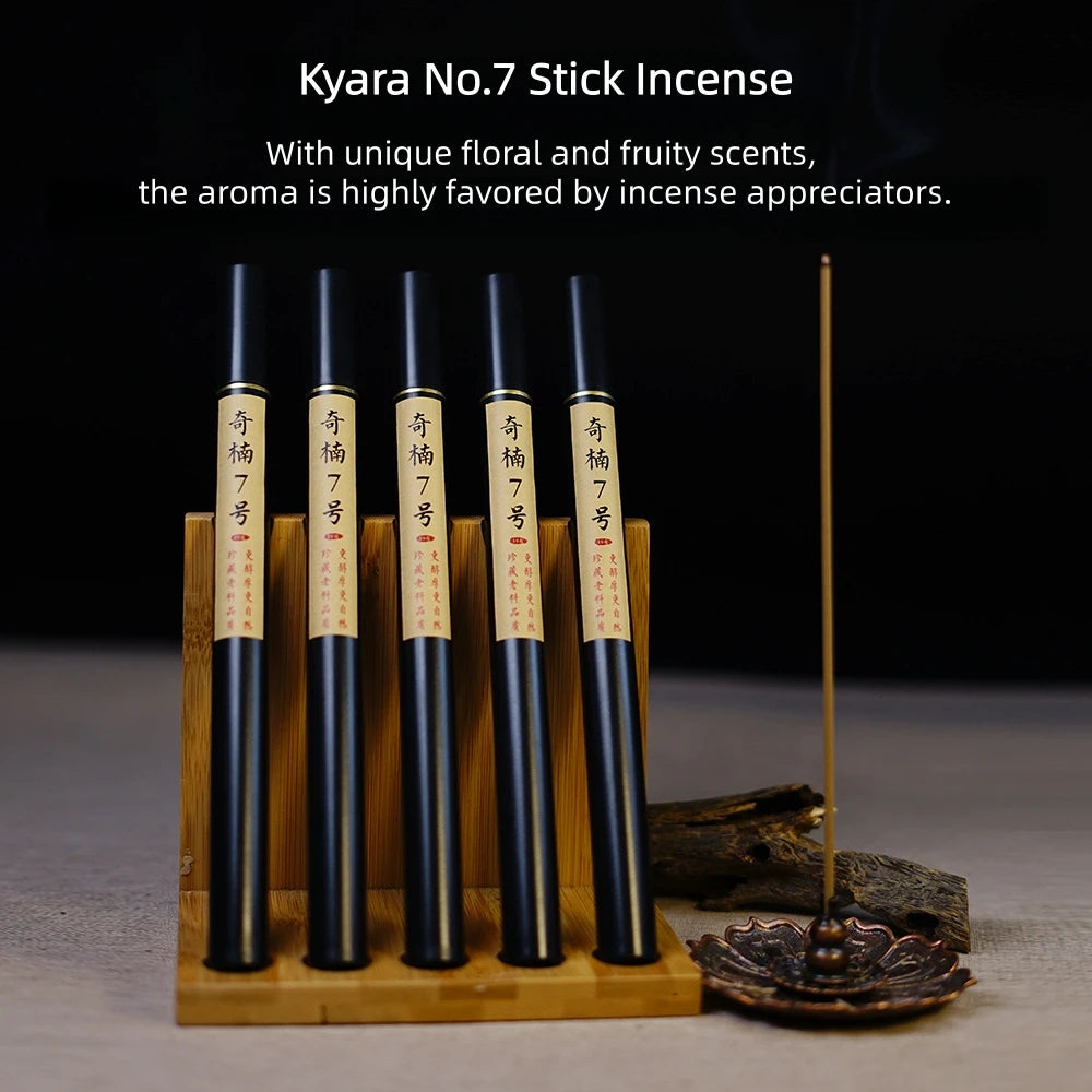 2025 Natural Kyara No.7 Incense Sticks 10g Agarwood