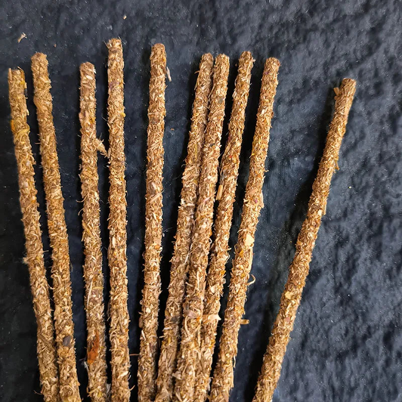 1x Natural Rubbing by hand Indian Incense Sticks White Sage Palo Santo High-end Sandalwood Joss Stick Incenses