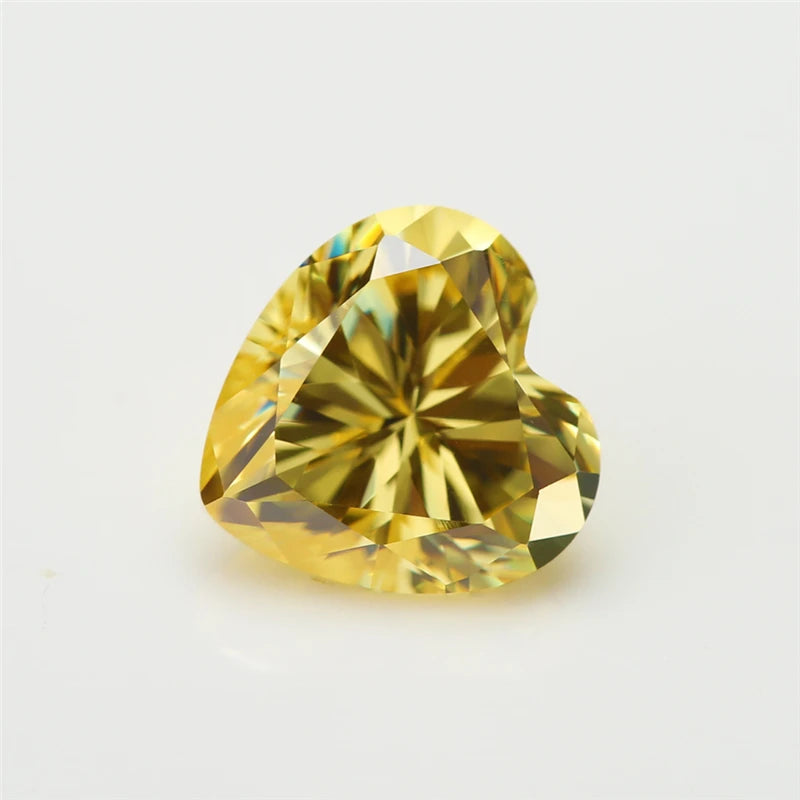Size 3x3mm~10x10mm Heart Shape Loose Cubic Zirconia Stone 5A Zircon CZ Synthetic Gemstone For Jewelry
