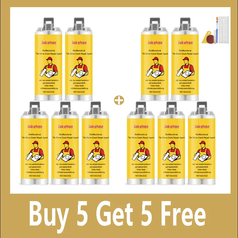 Tile Stone Crack Repair Agent Quickly Repair Ceramic Tiles Crack Restore Tile Integrity Waterproof Durable Ceramic Tile Care Set
