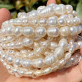 Natural Freshwater Pearls Rice Beads Baroque Pearls 4-11mm Loose Spacer Beads for Jewelry Making Supplies DIY Necklace Bracelet
