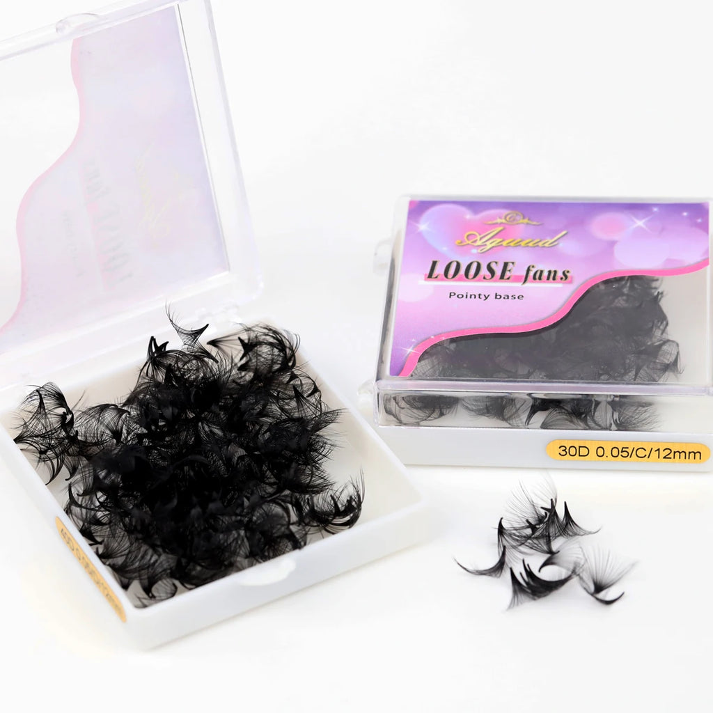 AGUUD 40D Pointy Base Premade Fan Lashes