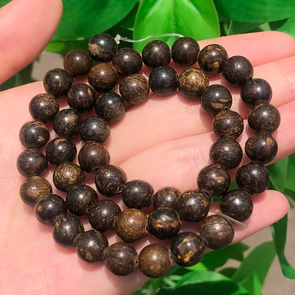 Natural Bronzite Stone Beads Round Loose Spacer Bead For Jewelry Making 15" Strand 4/6/8/10/12mm DIY Charm Bracelet Necklaces
