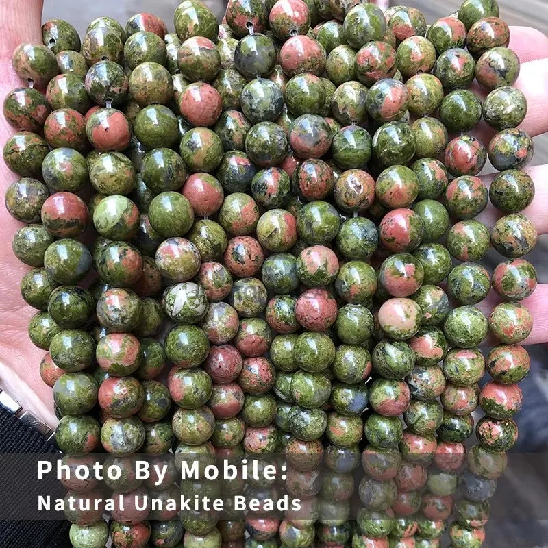Natural Dragon Bloodstone Bead Round Loose Spacer 4 6 8 10 12mm Seed Beads For Jewelry Making Diy Necklace Bracelet Accessory