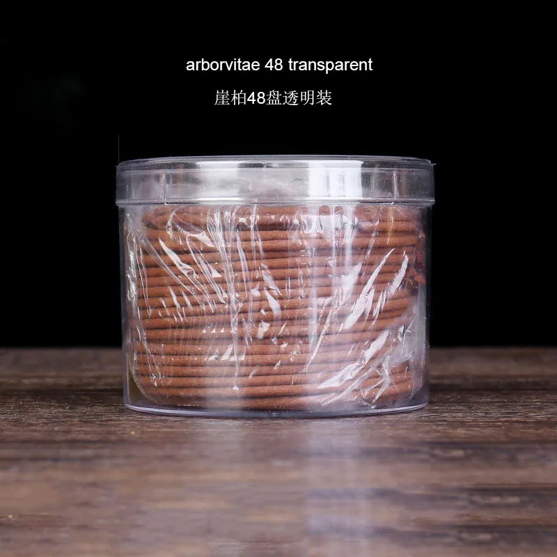4 Hour/Coil, 120 Coil 48 Coil Optional, Natural Round Household Infusion Diffuser, Fragrance Living Room Toilet Odor Eliminate, Mori-Acid Woven Natural Sediment Mugwort Bags Mixed Packaging Enzyme Tide Purification Air