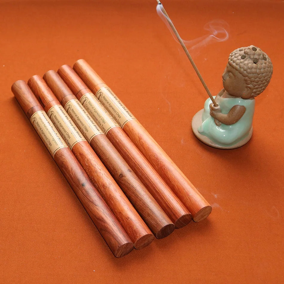 8g 42sticks Genuine Natural Vietnam Nha Trang oudh incense stick rosewood Tube packing oud incienso stong sweet & cool smell