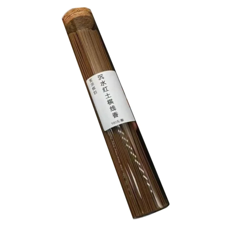 100g-bundle 21CM Hainan Submerged Red Clay Qinan Agarwood Home Indoor Study Remove Odor Lasting Fragrance Buddha Worship Incense