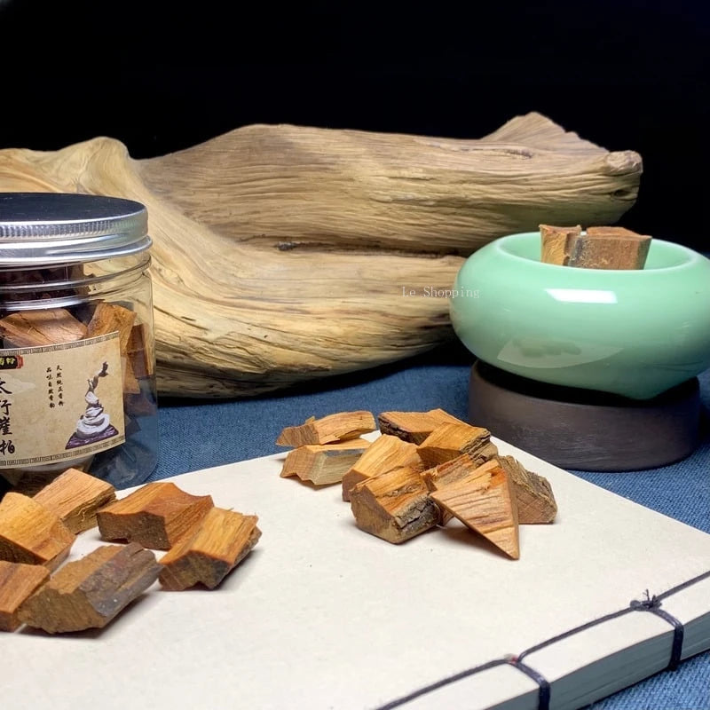 Taihang Cliff Cypress Wood Block Black Red Edge Electric Incense Household Refreshing Air Purification Aromatherapy Material