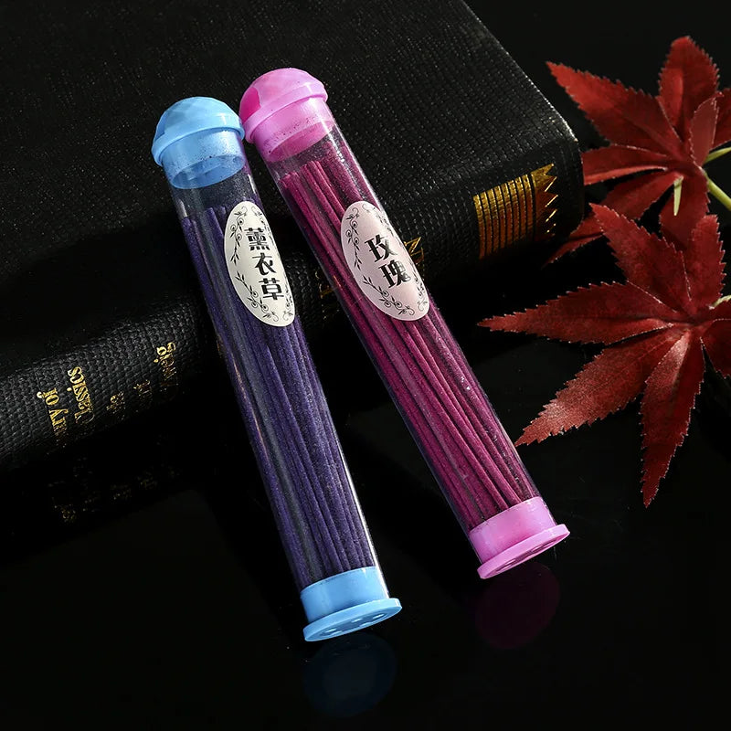 Mini Incense Sticks 50Pcs with Holder Scent Variety