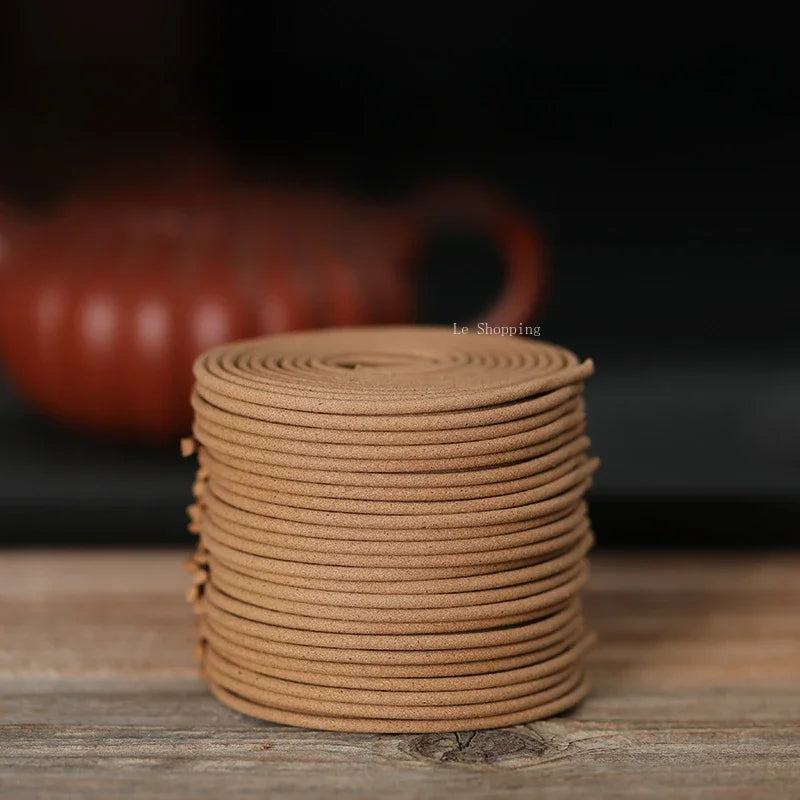 Hundred-year old Sandalwood 4 Hours Coil Incense Goose Pear Tent Incense Ambergris Natural Agarwood Home To Purify Air Calm Mind
