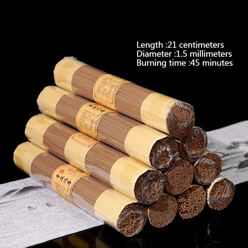21Cm Natural Nha Trang Agarwood Incense Stick/Temple Worship and Sacrificial Ceremonies Home Indoor Air Purification Joss Stick