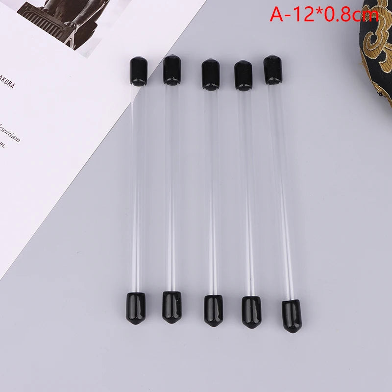 5Pcs Transparent Acrylic Incense Tube Storage Box 1-10g