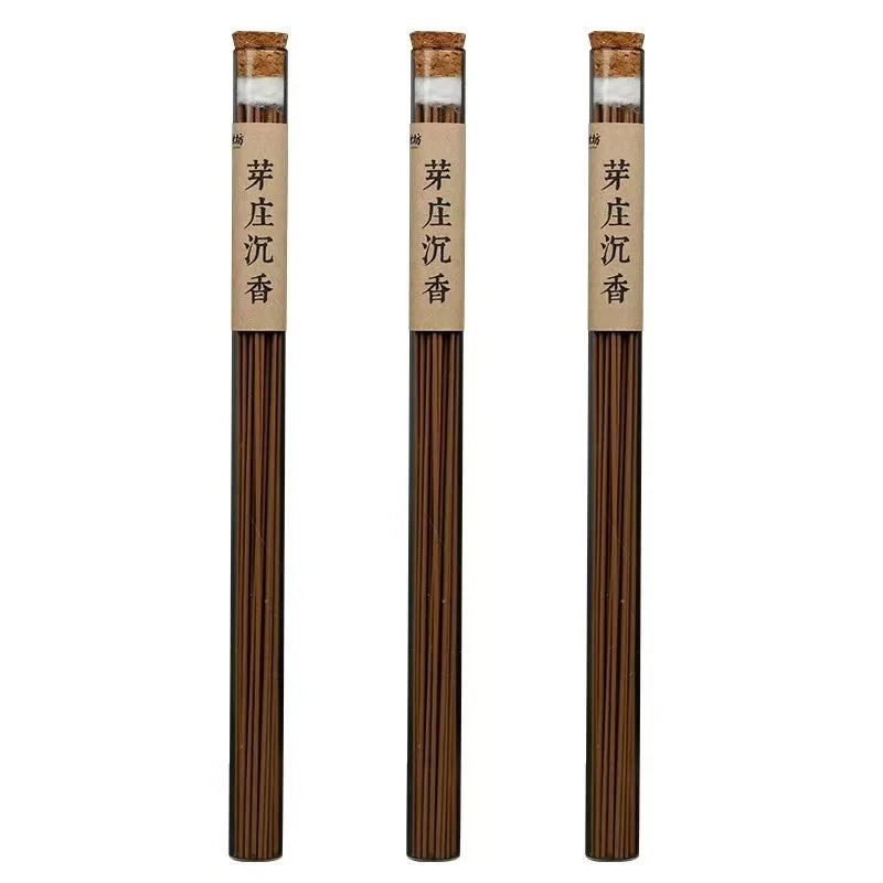 20 Gram  Nha Trang Agarwood Incense Stickers ,Glass Bottle Package , Long-lasting Fragrance, Calming and Soothing