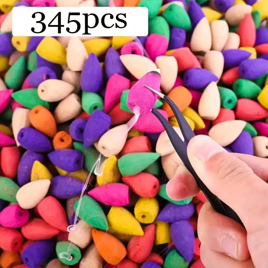 101/211/345/456pcs Multiple Flavors Mixed with Natural Reflux Fragrance Cone Suitable for Home, Hotel, Meditation, Yoga