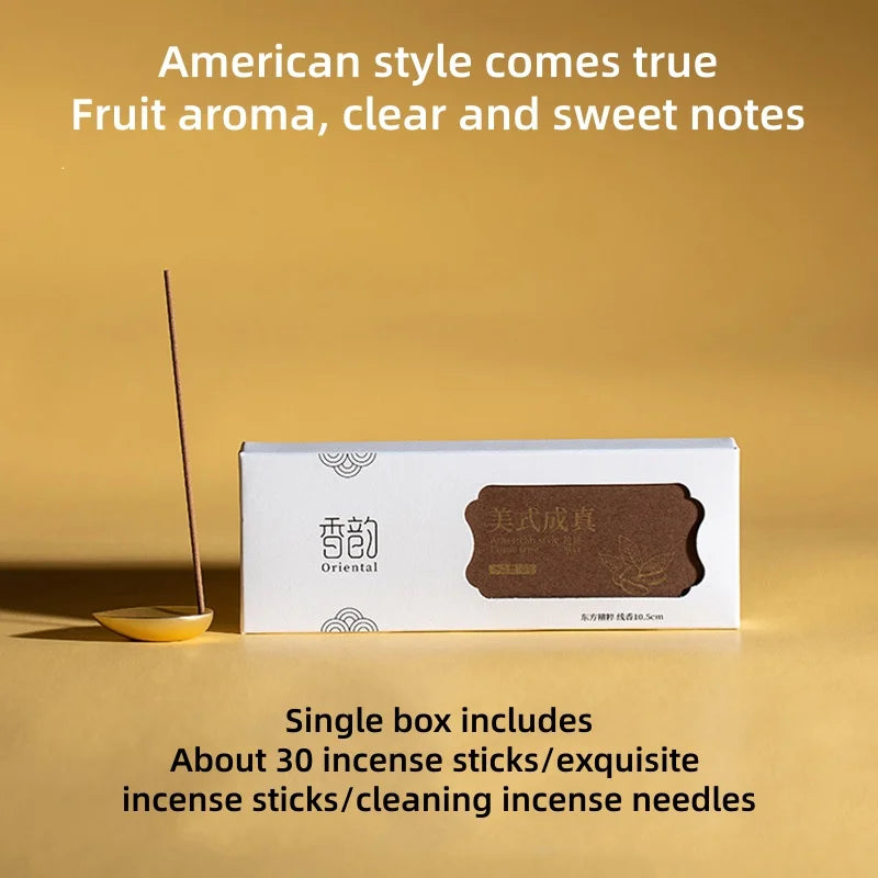 Customized incense aroma with Peruvian sandalwood and agarwood for long-lasting indoor fragrance, floral and fruity aroma.