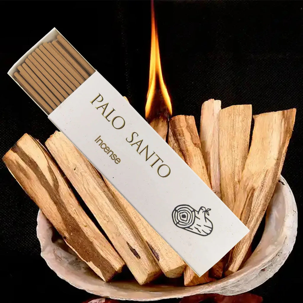 30 High-Grade Palo Santo Sticks, White Sage, Cedar, and Coffee-Scented Sticks, Thickened with a Diameter of 2.7mm, Natural Aromatherapy, Suitable for Yoga, Meditation, Purification, and Gift-Giving