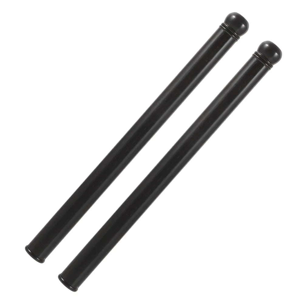 2Pcs Ebony Wood Incense Stick Tube Holder Elegant Screw Cap Design for Sandalwood Agarwood Storage Home Office Meditation Decor