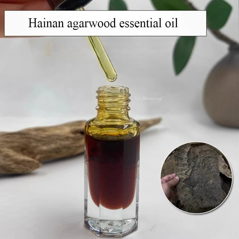 Supercritical Hainan Agarwood Essential Oil Is Natural Free of Additives Offering To Buddha Calming The Mind and Promoting Sleep
