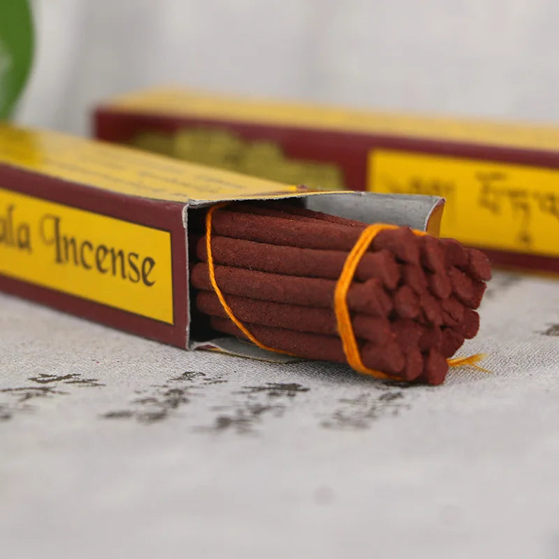 Potala Tibetan Incense Stick 5.5/9.84 Inch Handmade from Highly Flavoured Medicinal Herbs Tibet Traditional Room Fragrance