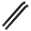 2Pcs Ebony Wood Incense Stick Tube Holder Elegant Screw Cap Design for Sandalwood Agarwood Storage Home Office Meditation Decor