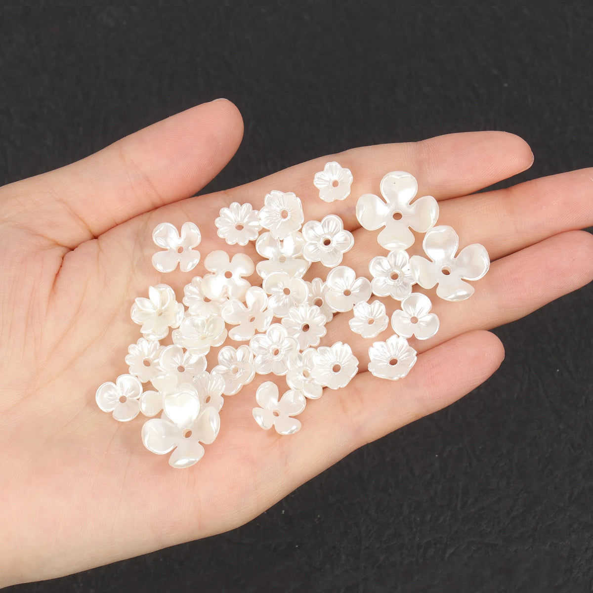 50pcs 100pcs Flower Caps Loose Beads for DIY Jewelry Making