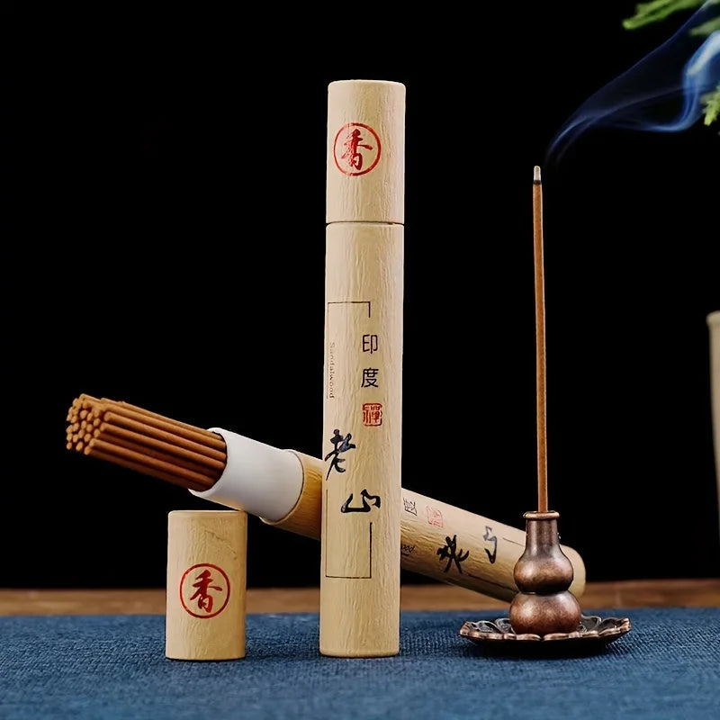 18 Pieces/Pack Camellia Wood Incense Sticks - 5-6 Grams/Stick, 4.13inch , Natural Wood Scent, Suitable for Meditation, Yoga, Home Aromatherapy - Perfect Christmas, Halloween, Easter, Hanukkah, Thanksgiving Gifts - Feather-Free, Ideal Gift