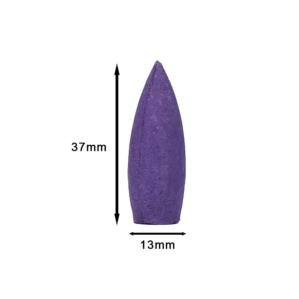 Backflow Incense Cones 37x13mm Rose Mint Sandalwood