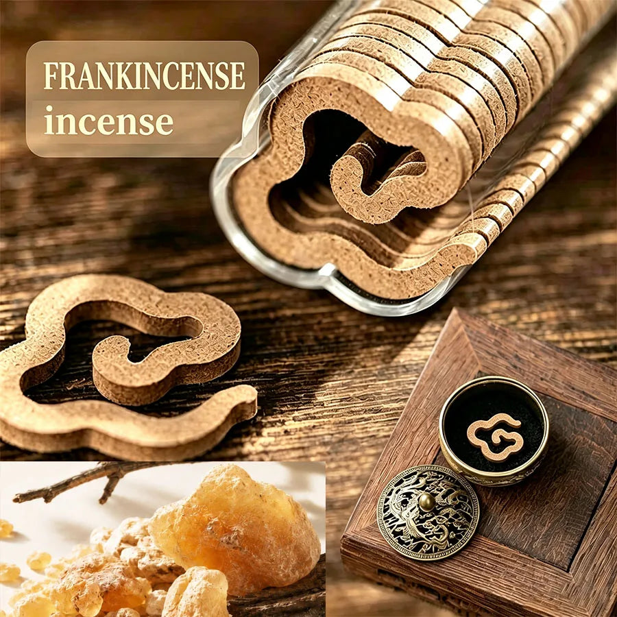 1 jar contains approximately 40-42 cloud-shaped incense sheets paired with a mini dragon and phoenix incense burner. There are over 30 floral and woody incense scents to choose from, including sandalwood, agarwood, lav