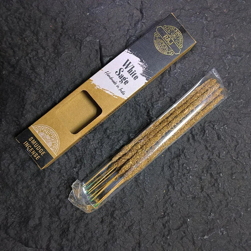 Natural Handmade in Indian White Sage Incense Sticks Resin Palo Santo Argentinian Lavender Jasmine Flavor Scents for Home