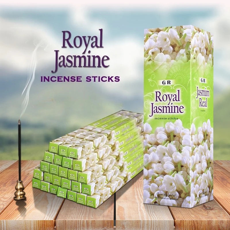 80-200 Sticks India Lavender Incense Jasmine Sage Rose Home Fragrance Bedroom Toilet Air Freshing Tibetan Line Aromatherapy