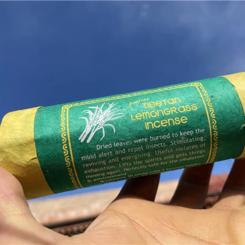 30 Sticks Nepal Pure Natural Palo Santo Incense  DIY Household To Relieve The Spirit Color Short Tube Line Incense NAGCHAMPA