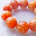 Luxury Matsumoto Transparent Wood Buddha Bead Bracelet 2.0mm