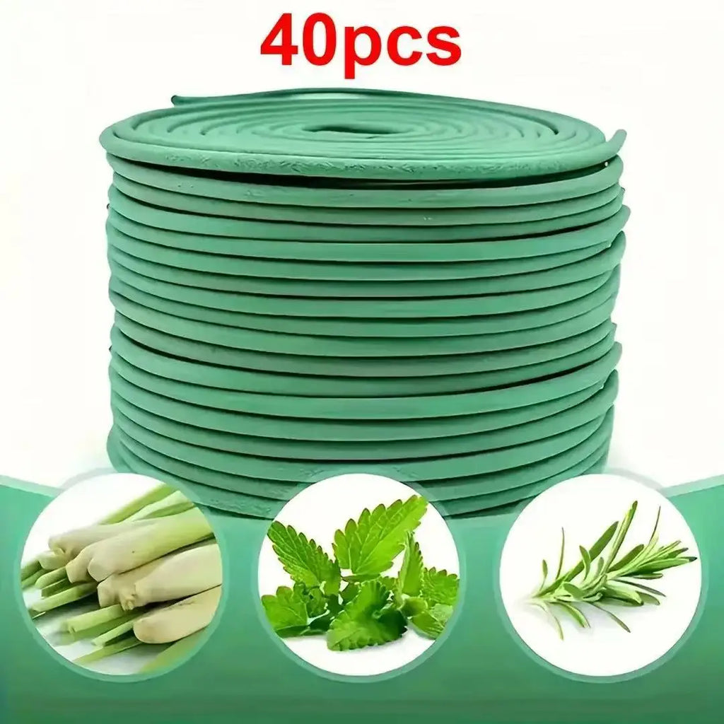Lemongrass & Lavender Essential Oil Coils Aromatherapy for Meditation Yoga - Long Burning for Outdoor Poolside Patio Porch Deck
